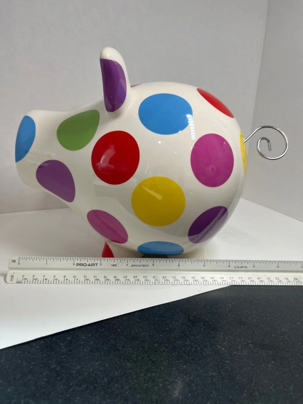 NEW SALT & PEPPER OINK PIGGY BANK POLKA DOT MONEY BOX